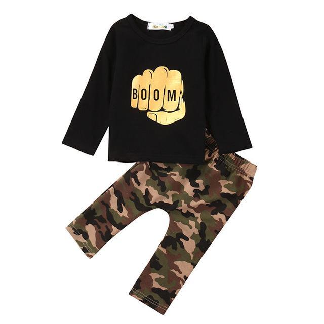 Mini Soldier Boys’ Camo Set (2-piece)