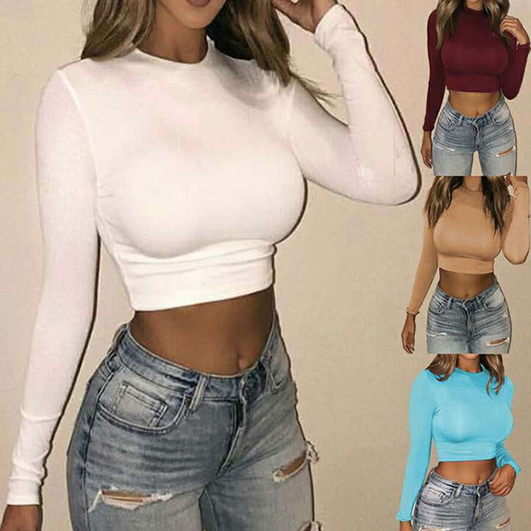 Fitted Ribbed Crop Tops (Pack of 3)