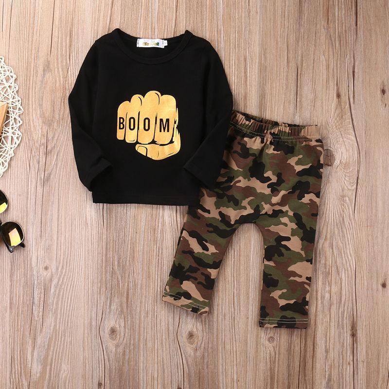 Mini Soldier Boys’ Camo Set (2-piece)